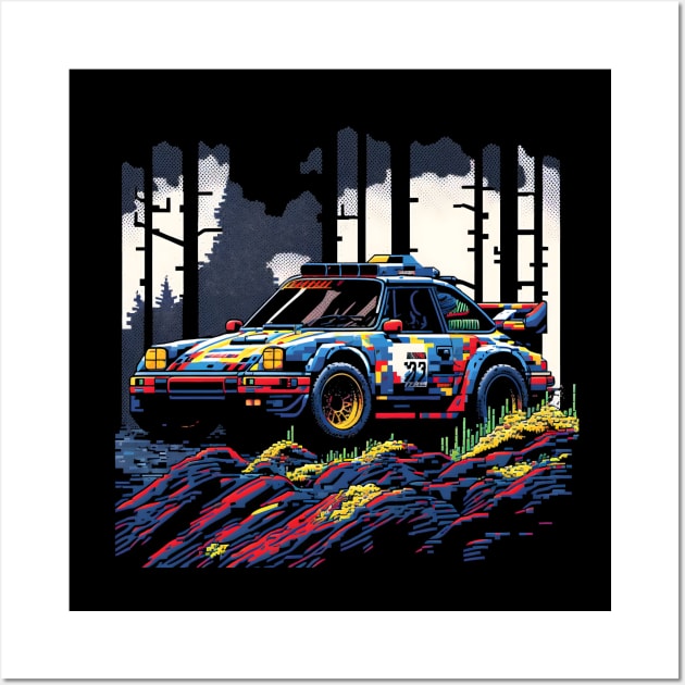 911 Rallying w/Background Wall Art by SteamboatJoe